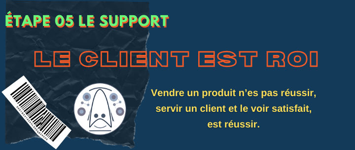 support qui vous permet de vous assurer de la satisfaction de vos clients lors de l'achat sur votre site e-commerce